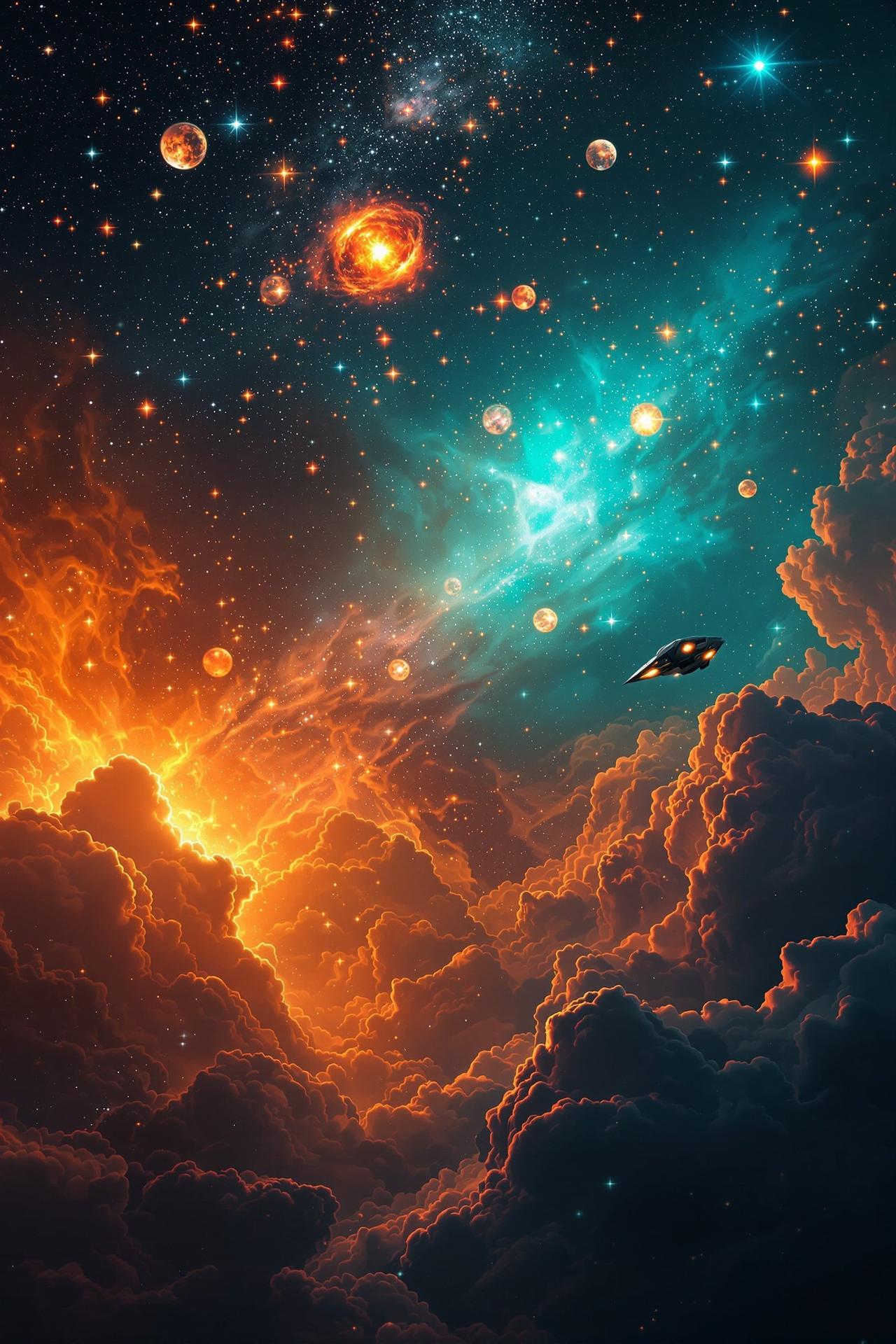 4虎影院独家呈现电影《星际回响》高清海报,科幻冒险巨制