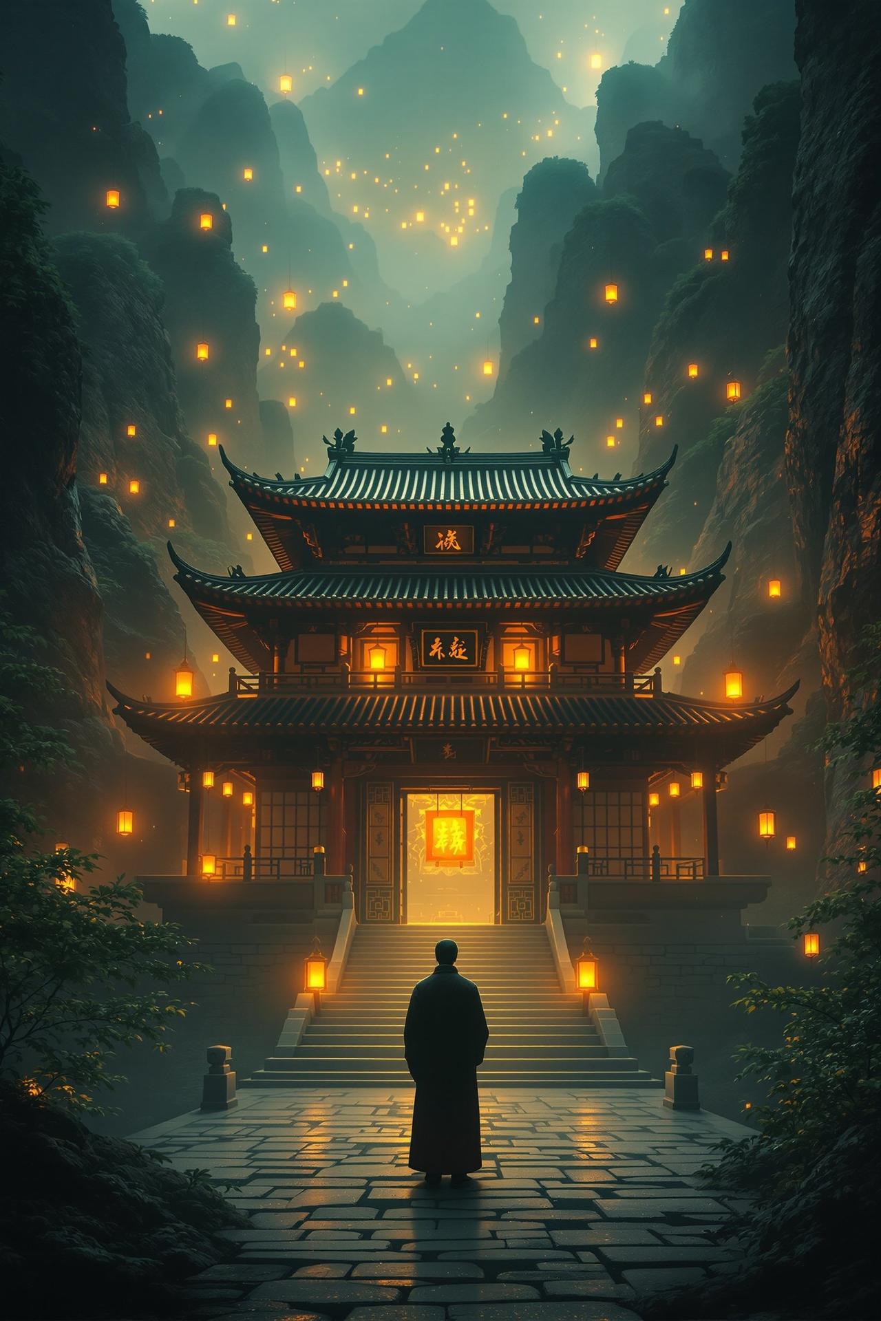 4虎影院独家呈现电影《古刹秘案》高清海报,古装悬疑巨制
